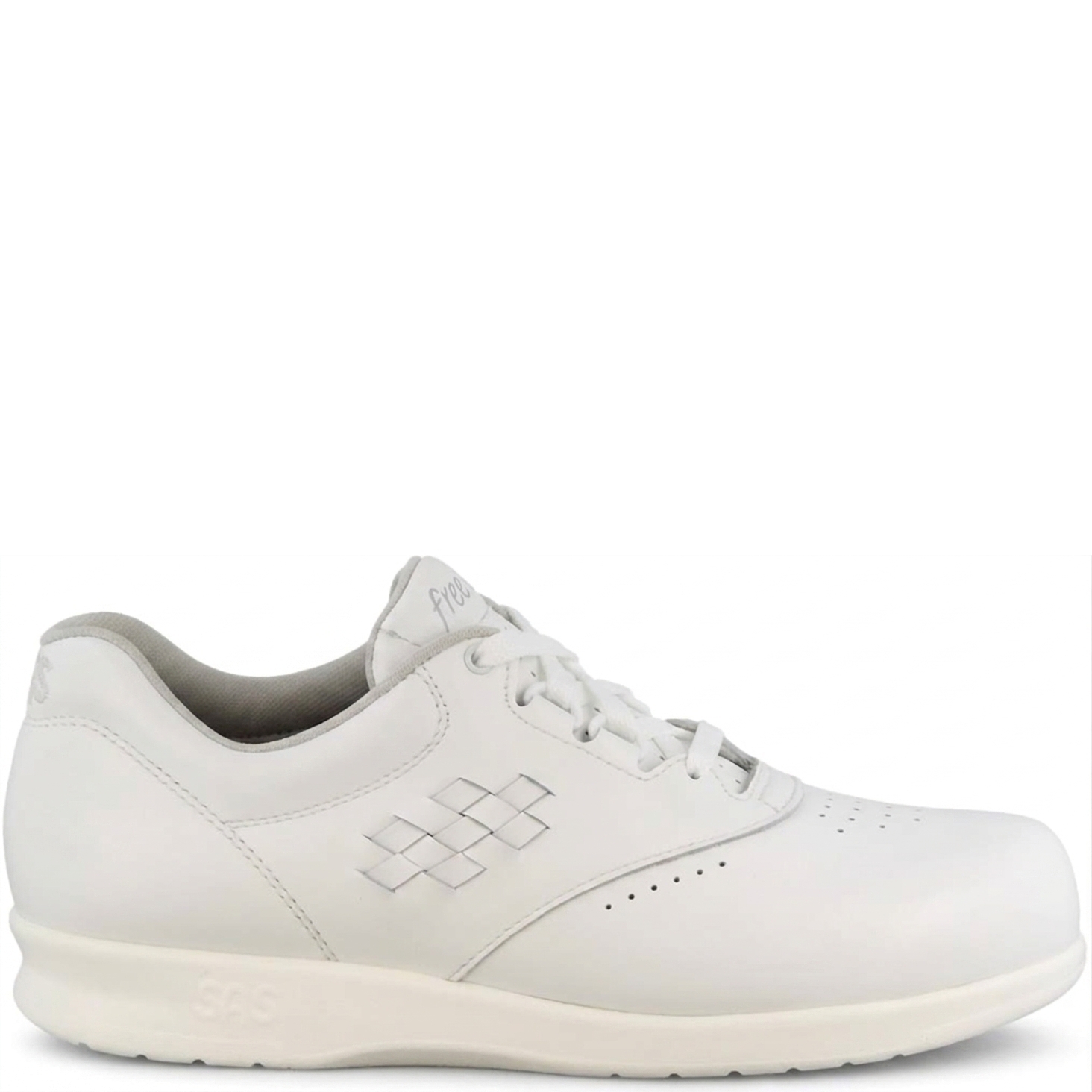 New Sas Freetime-Narrow In White